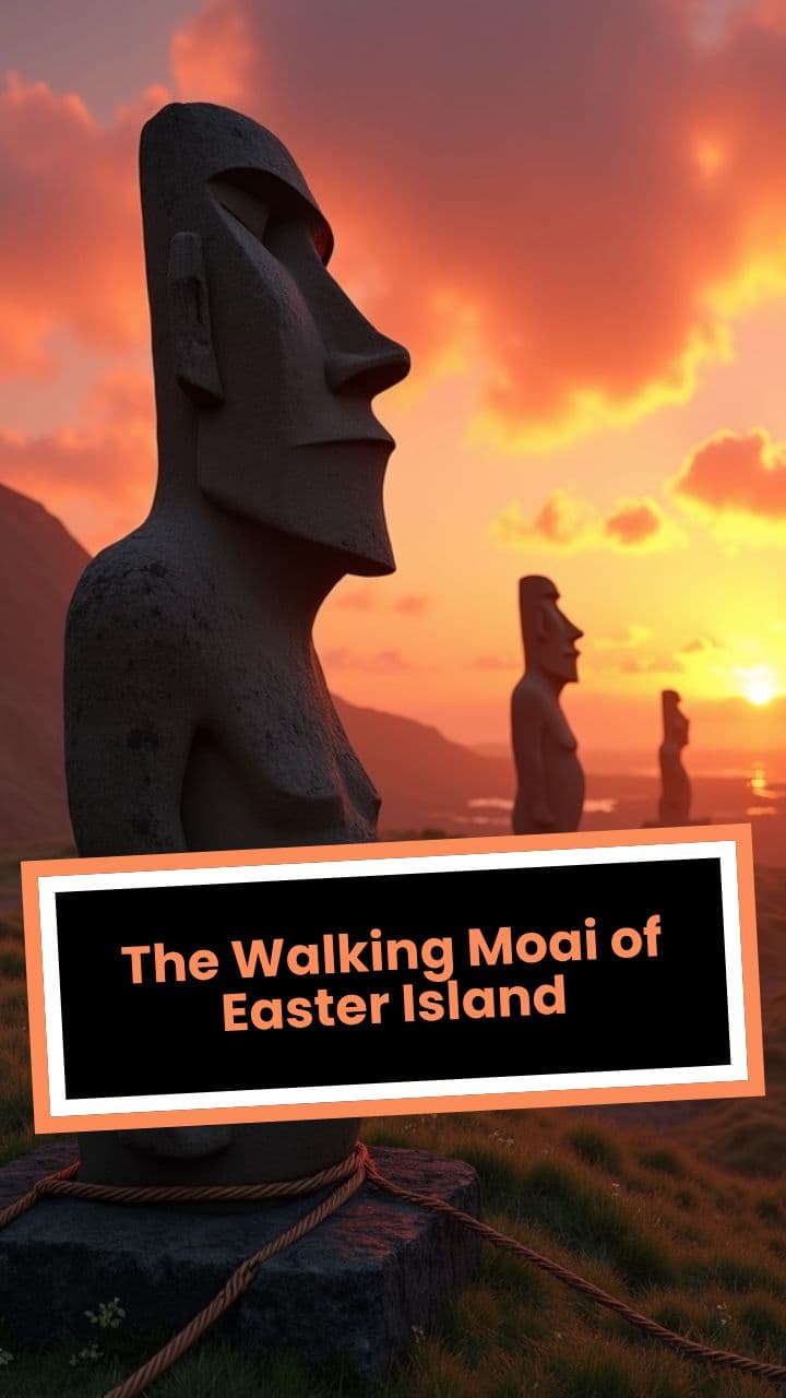 The Walking Moai of Easter Island