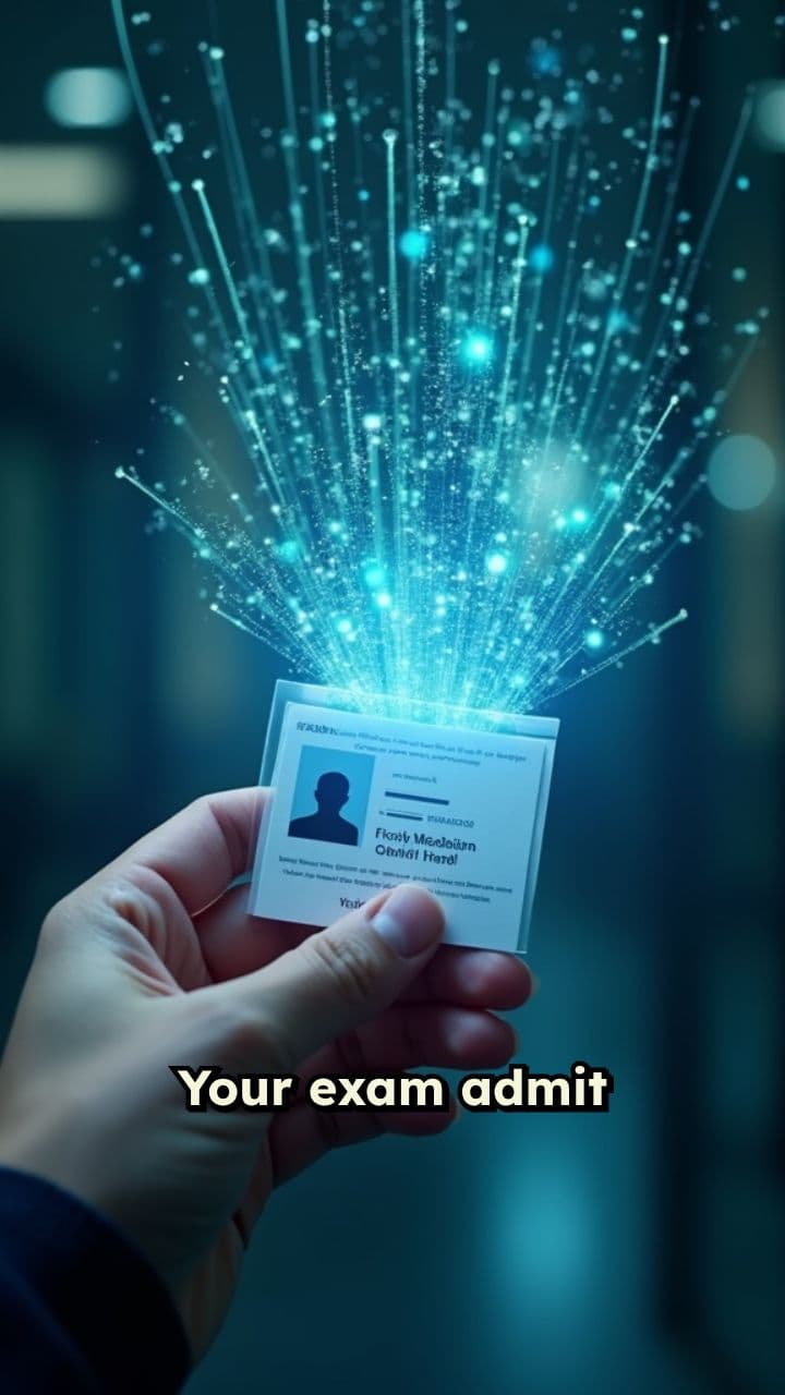 Revolutionary QR Code Exam Admit Cards