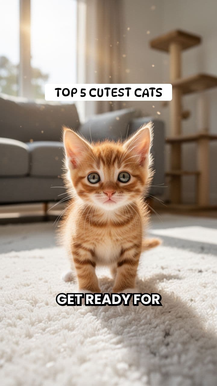 Top 5 Cutest Cat Breeds