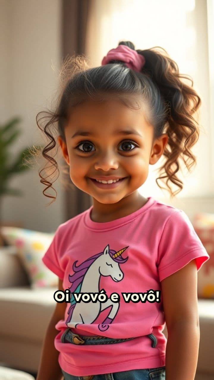 Visita da Vitória aos avós