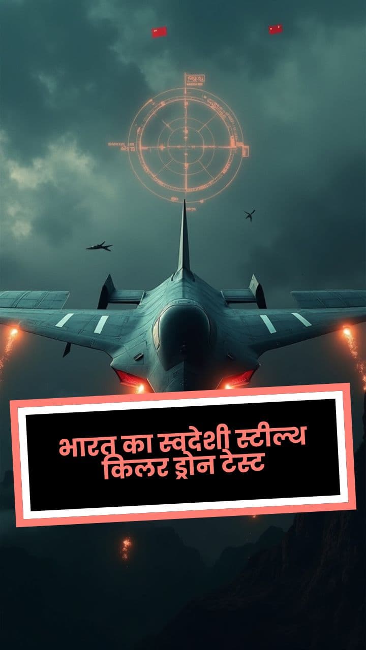 भारत का स्वदेशी स्टील्थ किलर ड्रोन टेस्ट