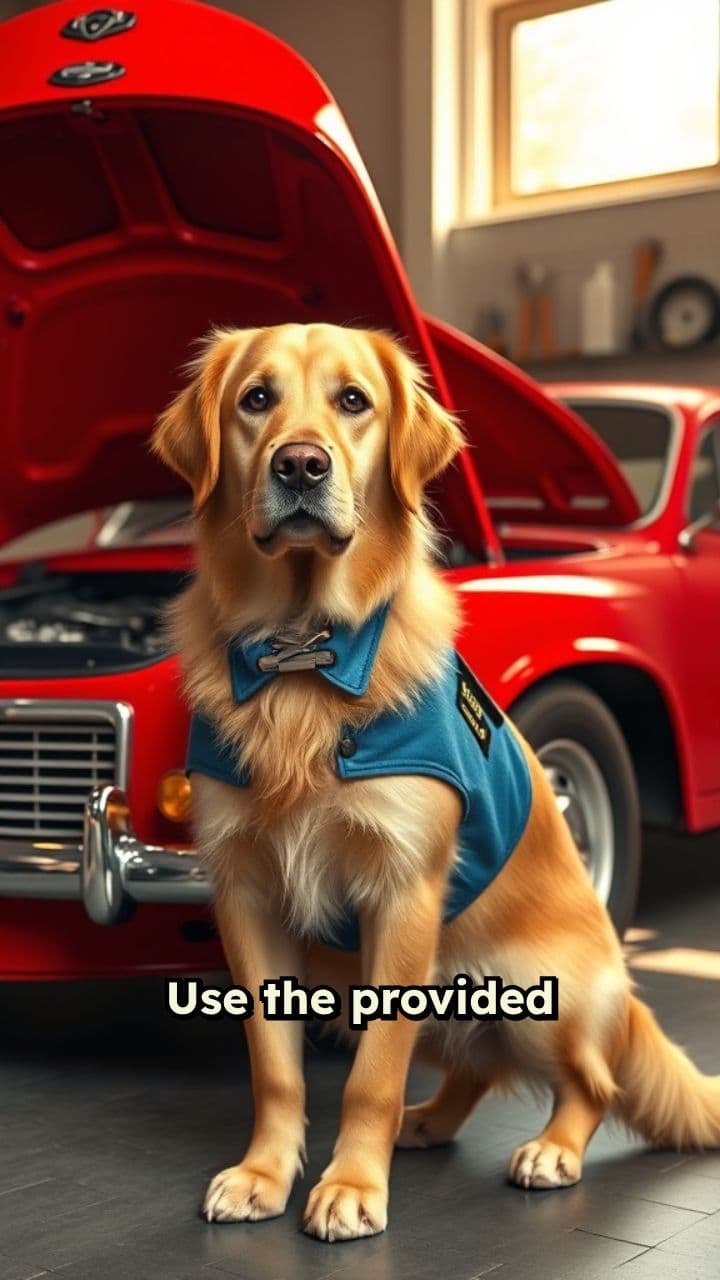 Dog Mechanic at Work