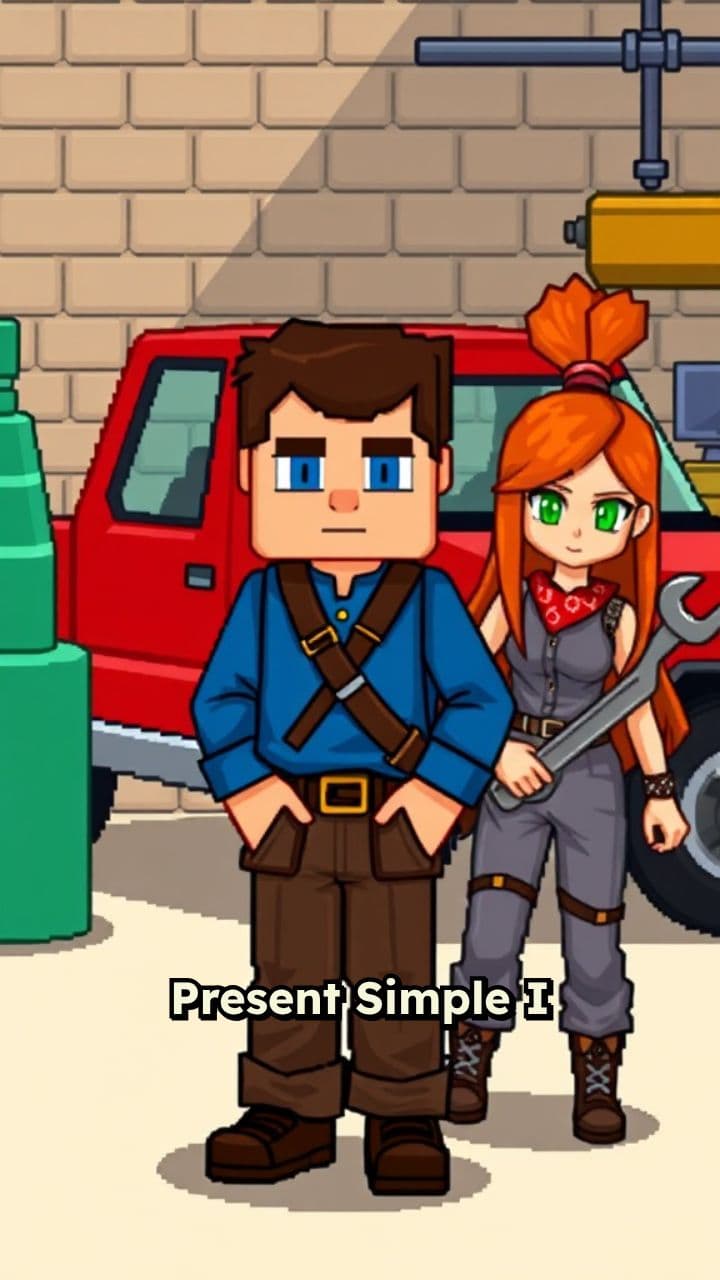 Tiempos verbales para reparar un coche