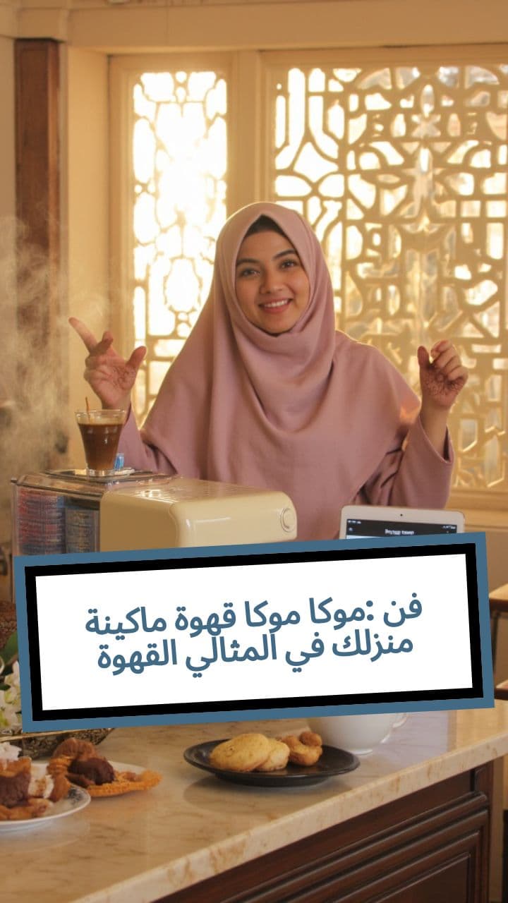 ماكينة قهوة موكا موكا: فن القهوة المثالي في منزلك