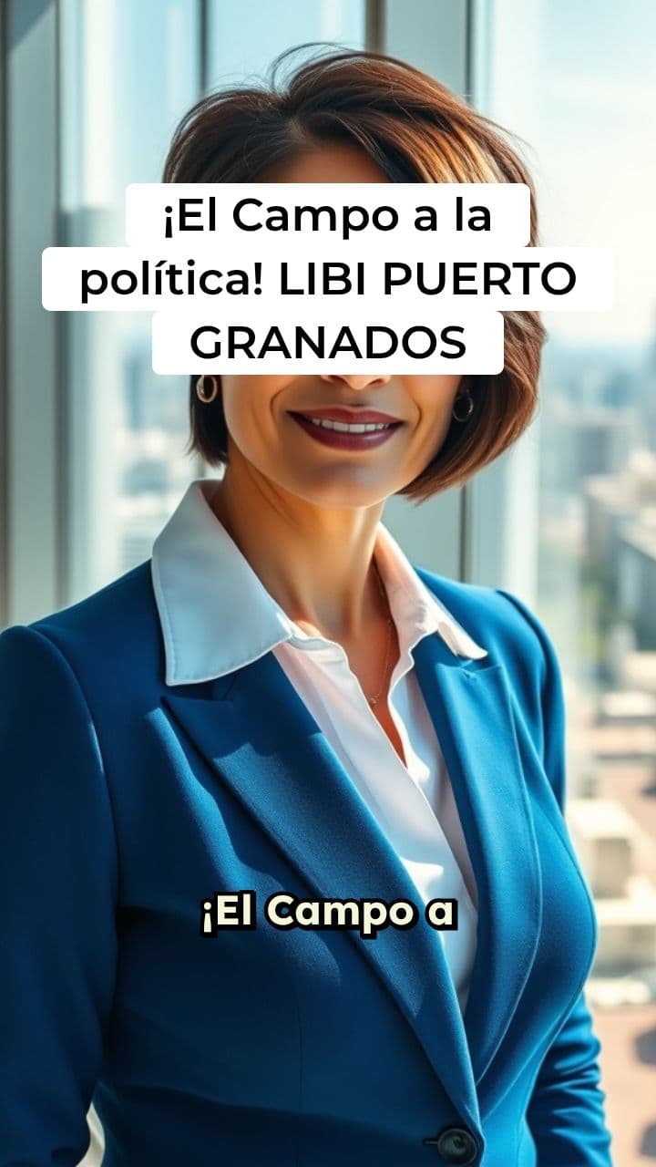 Libi Puerto Granados: ¡El Campo a la política!