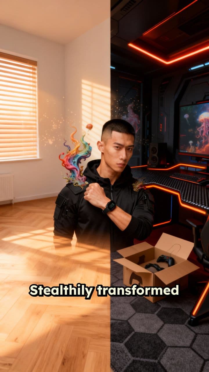 COD-Themed Gaming Room Transformation