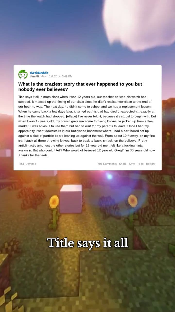 Unexpected Moments of Childhood