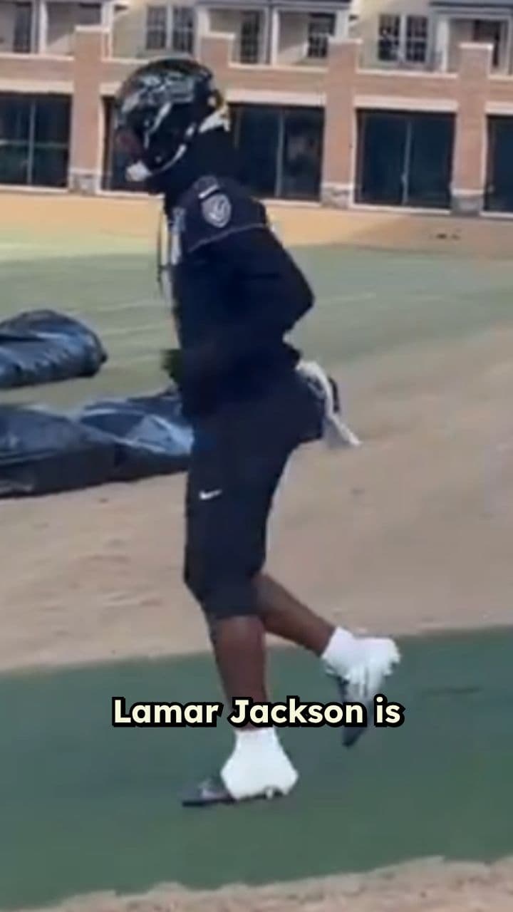 Lamar Jackson Back At Practice