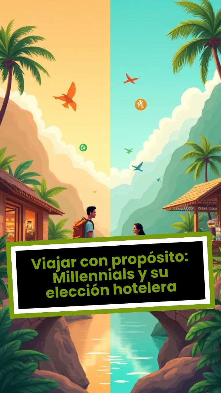 Viajar con propósito: Millennials y su elección hotelera