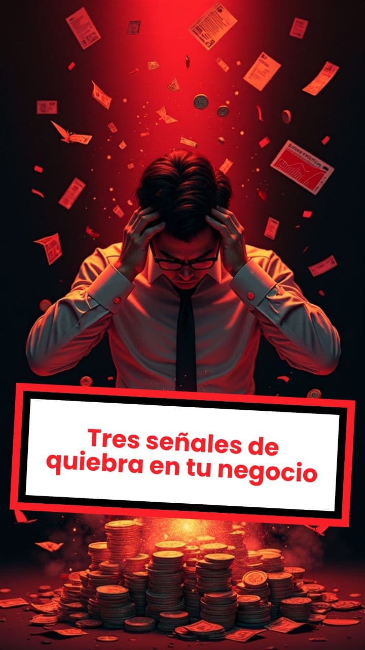Tres señales de quiebra en tu negocio
