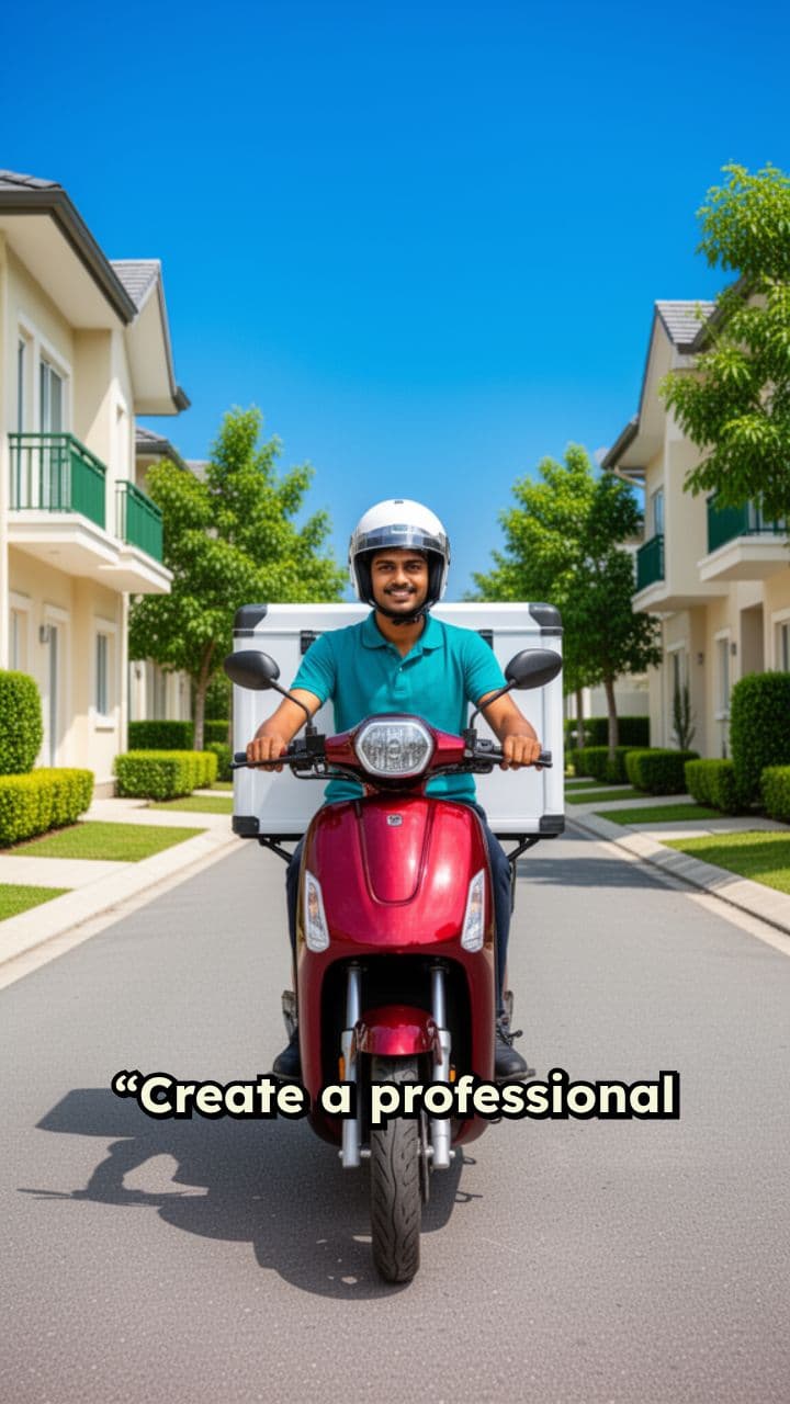 Delivery Service Poster Promo Video