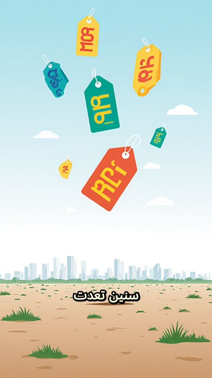 فرصة لامتلاك قطعة أرض بالتقسيط