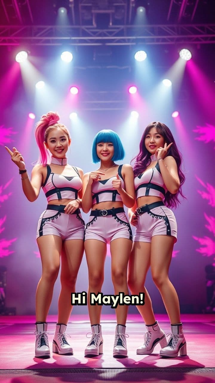 Kpop Demon Hunters Message for Maylen