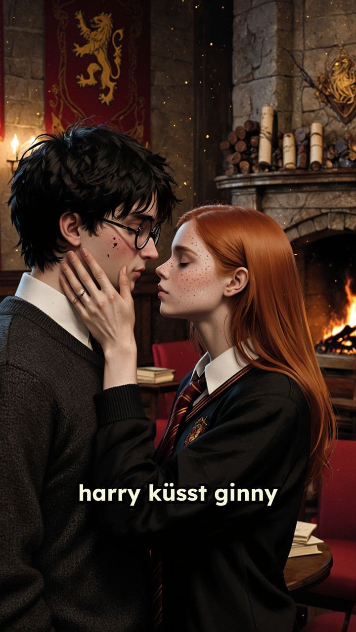 Harry küsst Ginny