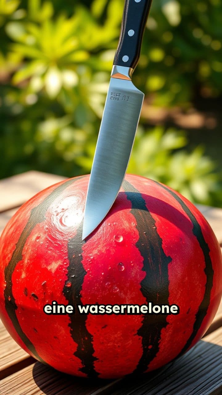 Wassermelone schneiden ASMR Erlebnis