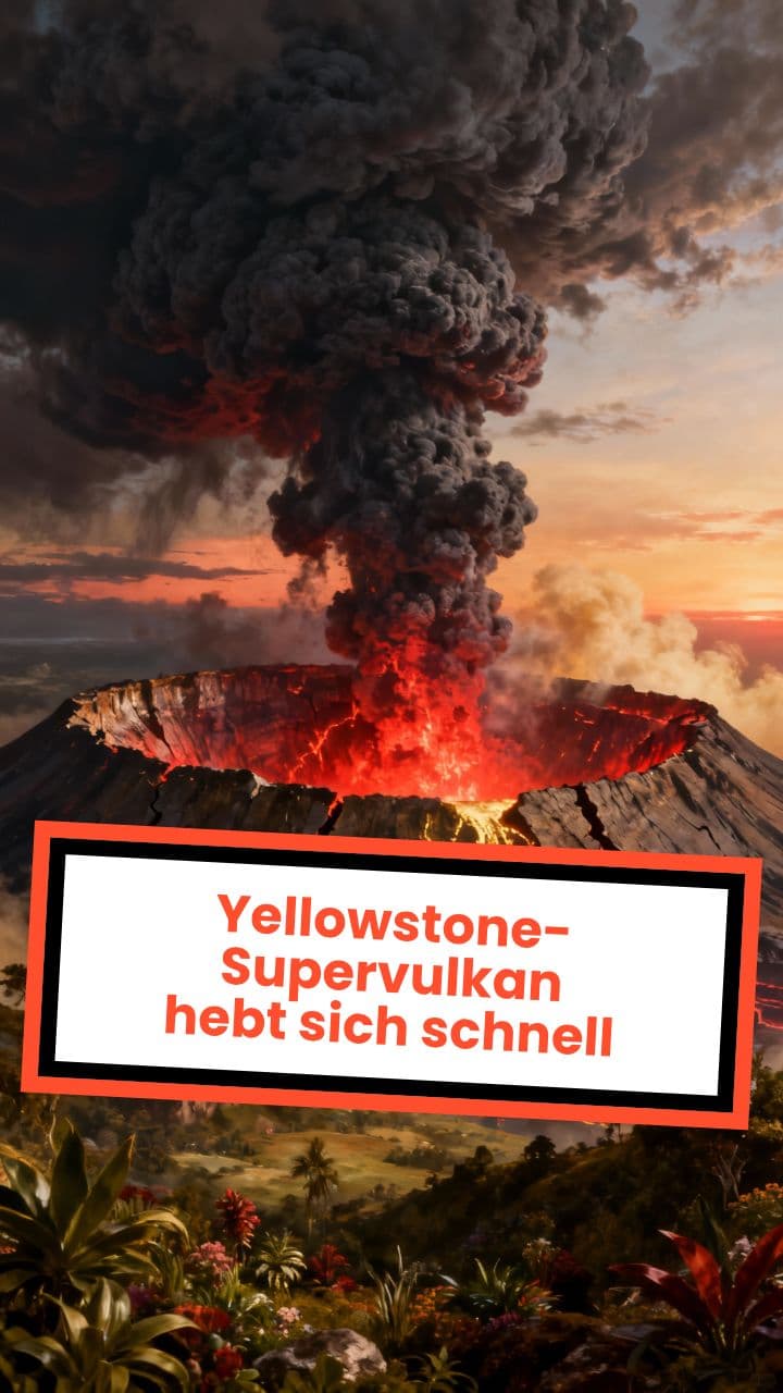 Yellowstone-Supervulkan hebt sich schnell