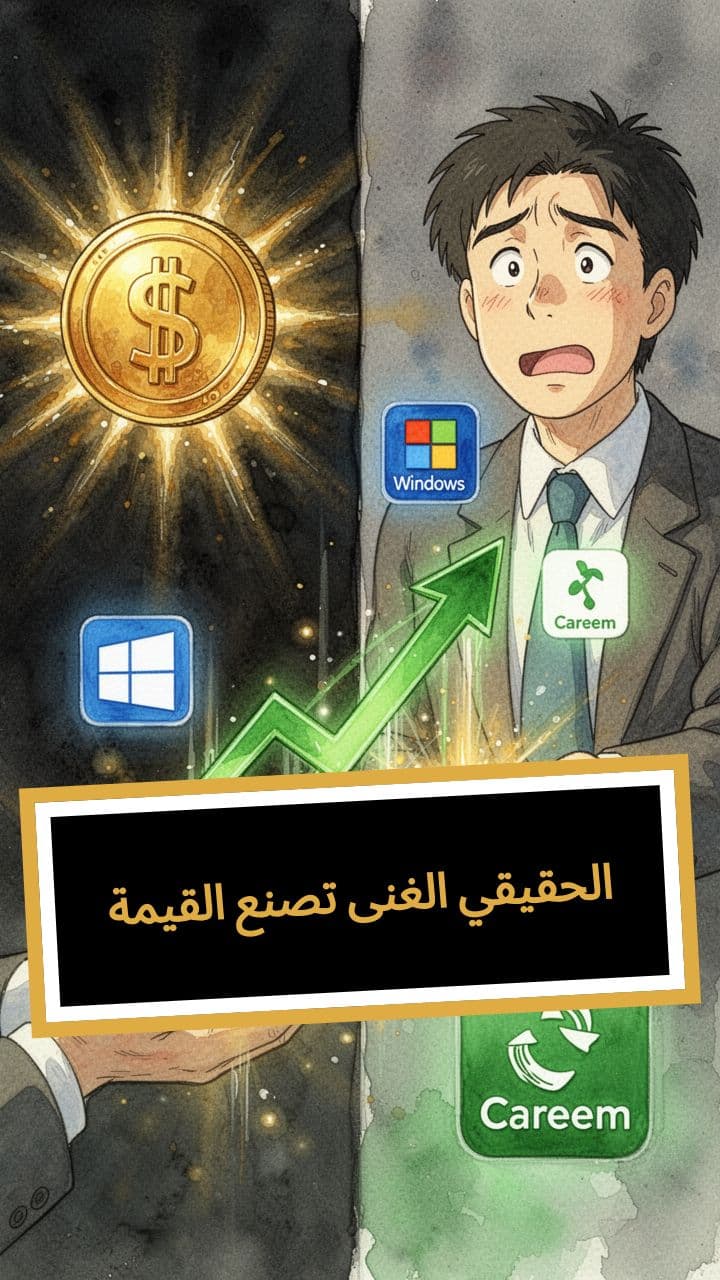 القيمة تصنع الغنى الحقيقي