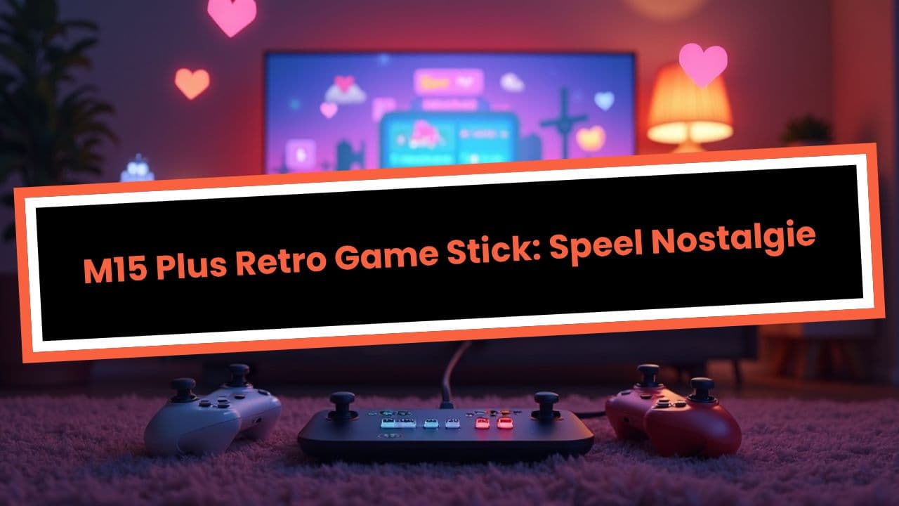 M15 Plus Retro Game Stick: Speel Nostalgie