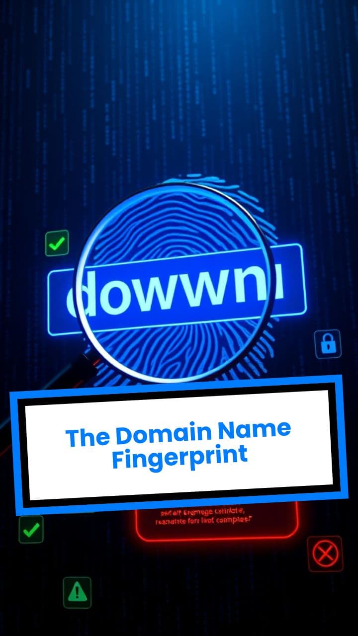 The Domain Name Fingerprint