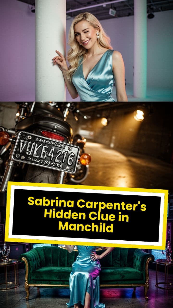 Sabrina Carpenter's Hidden Clue in Manchild