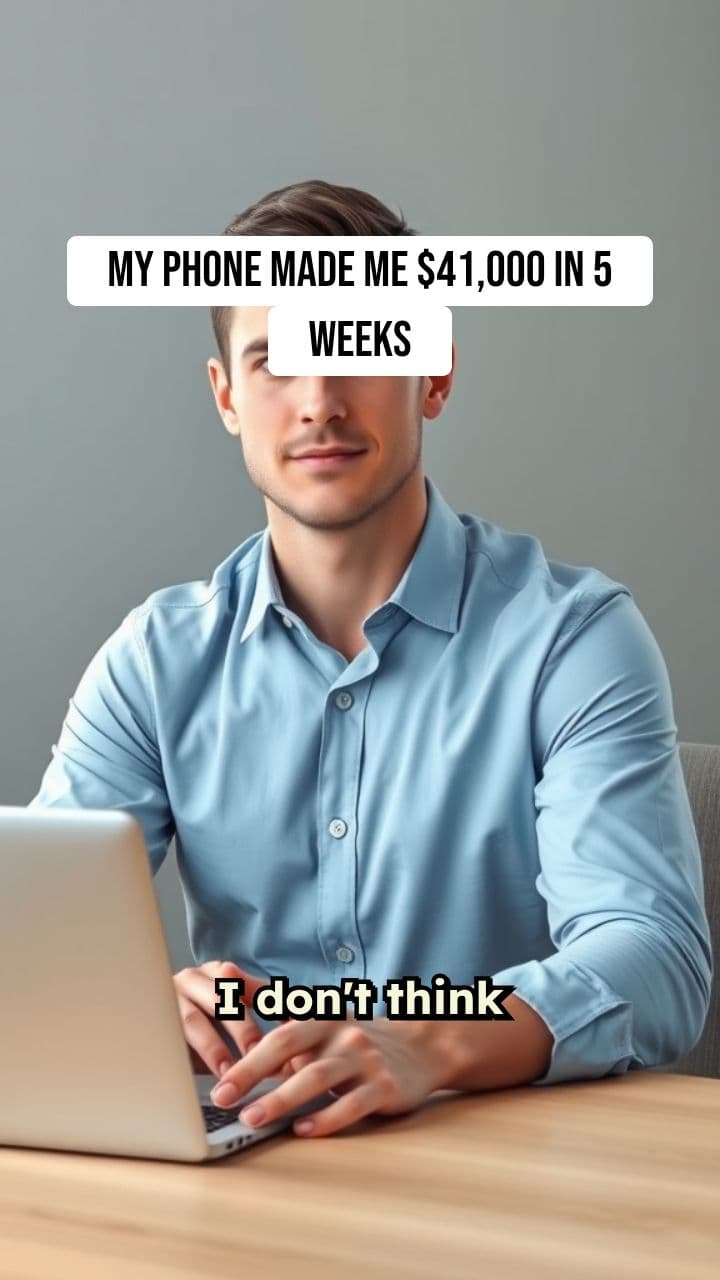 phone made me $41,000 in 5 weeks