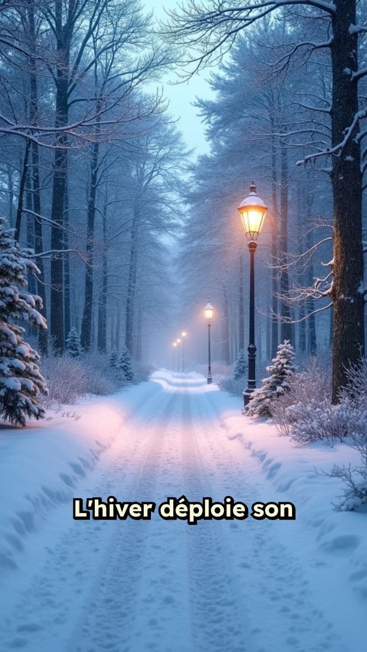 Ambiance d'hiver sereine