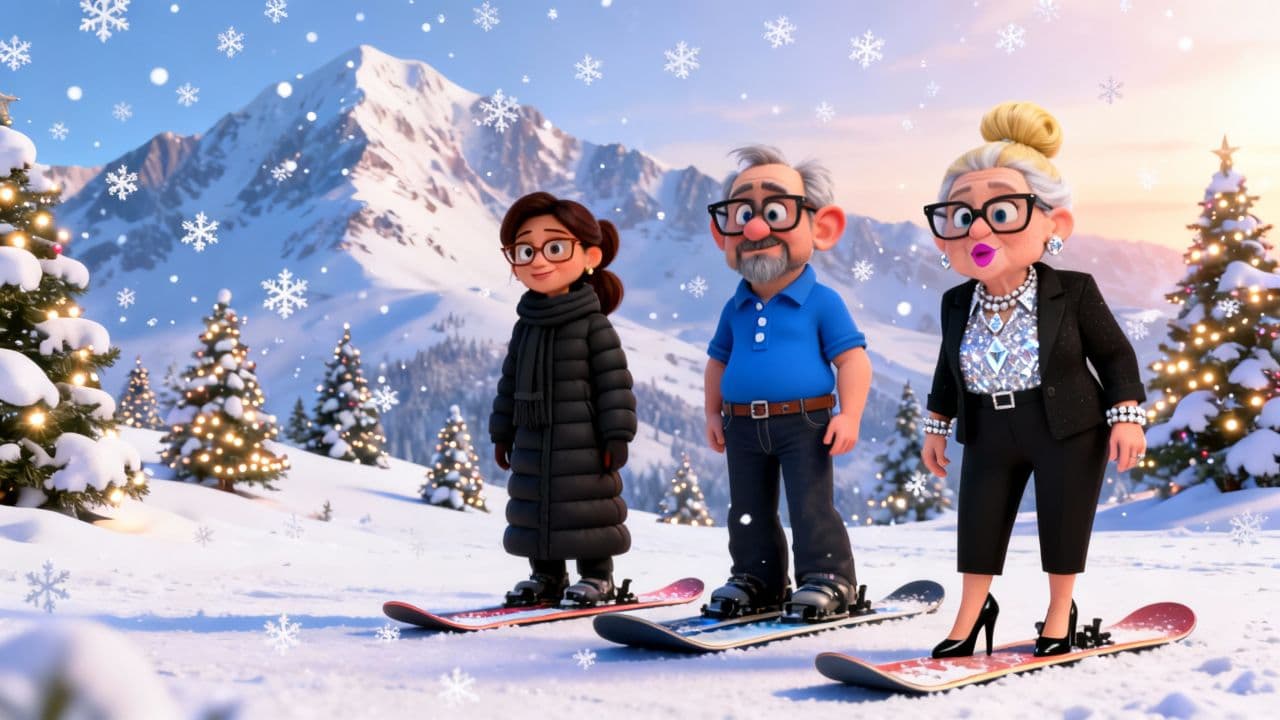 A Magical Snowboard Christmas