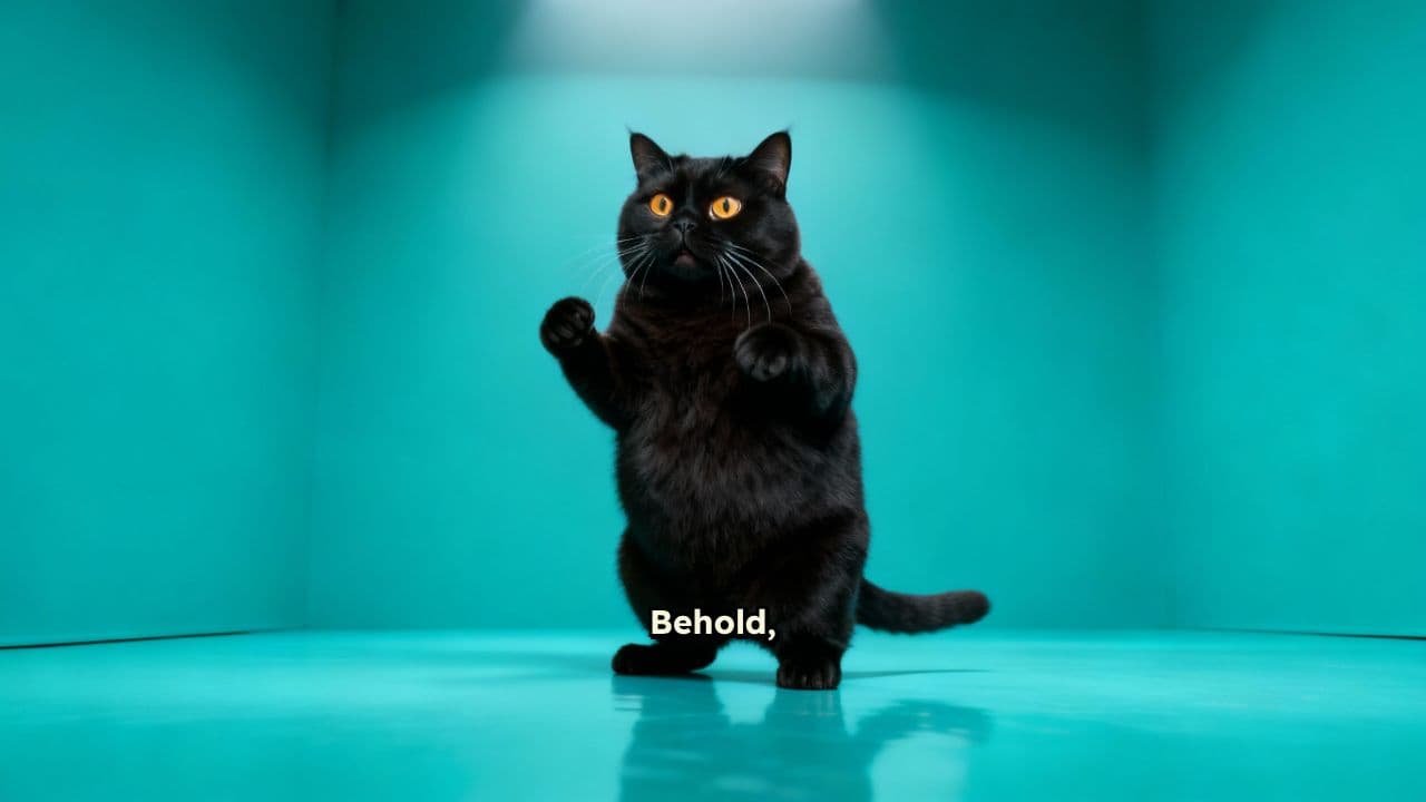 The Dashing Dance of Barnaby the Cat