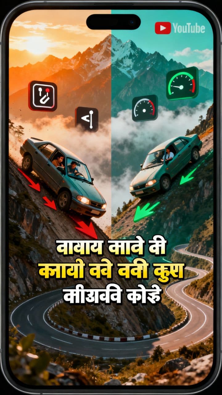 पहाड़ों पर चढ़ाई में गाड़ी पीछे जाने से कैसे रोकें?