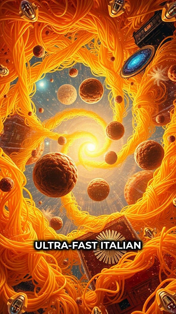 Pasta Galaxy: A Chaotic Odyssey