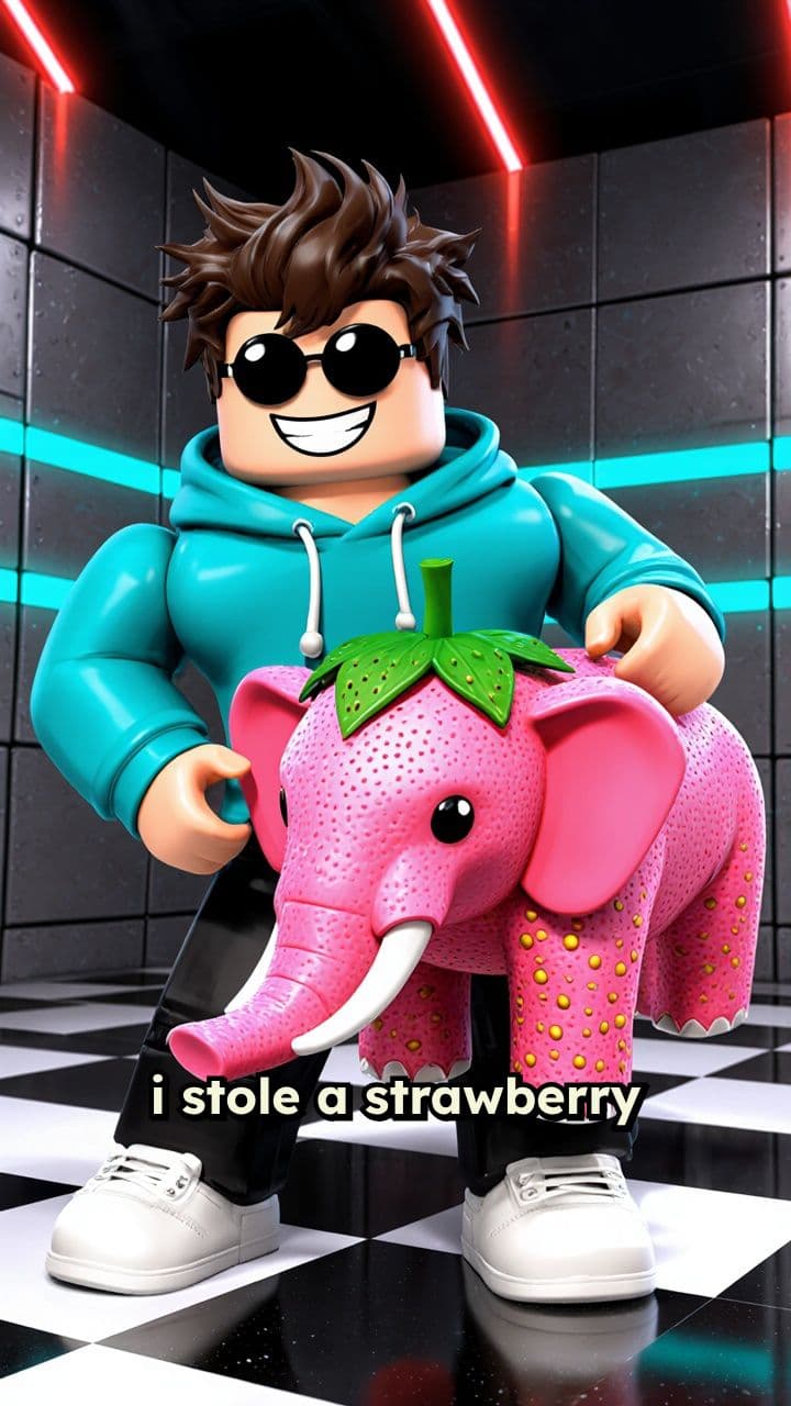 Stole a Strawberry Elephant