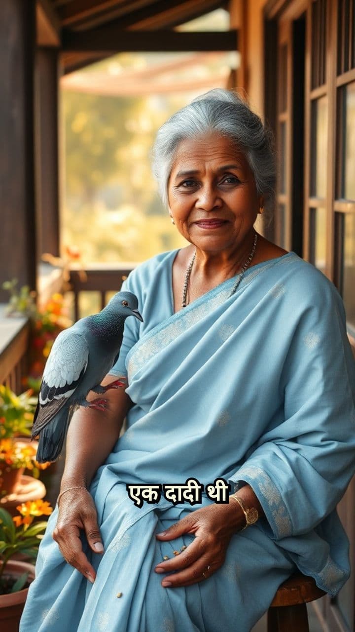 दादी और कबूतर का इंतज़ार