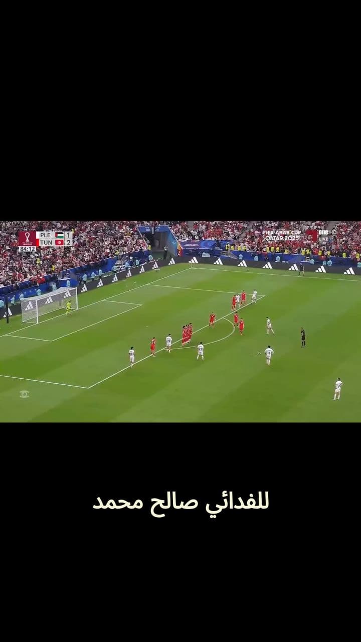 جنون وهستيريا! هدف التعادل القاتل لفلسطين