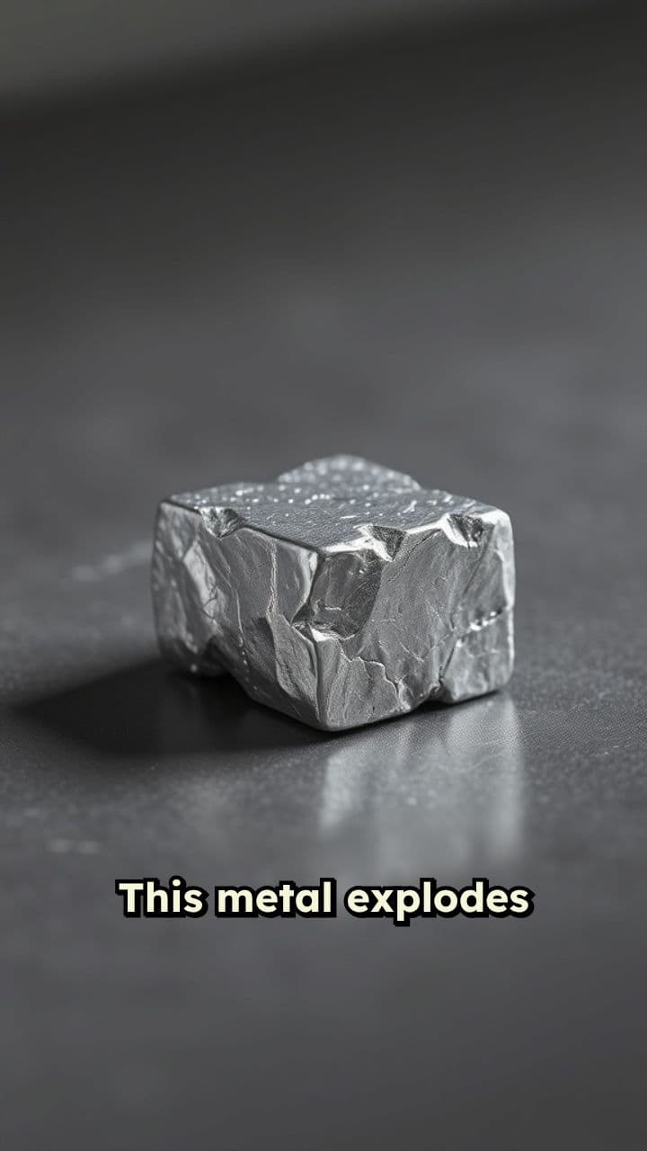 Lithium's Violent Reaction with Water