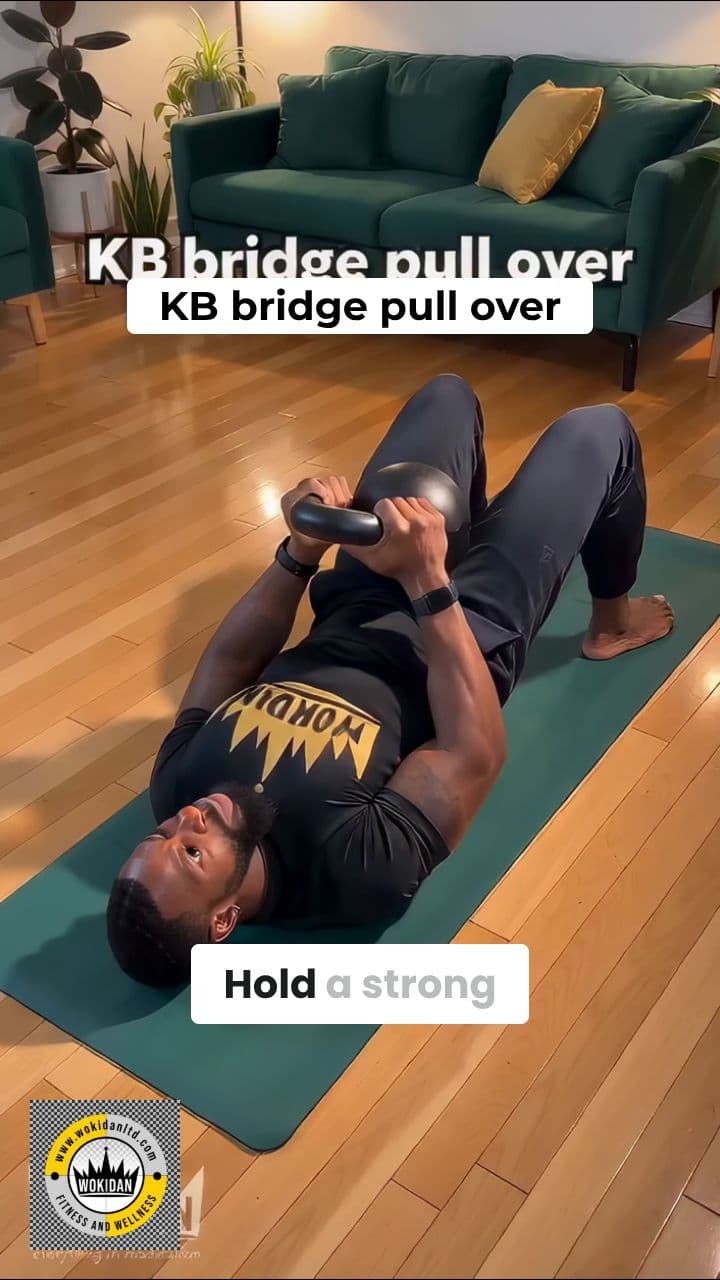KB Bridge Pull Over Exercise Tutorial