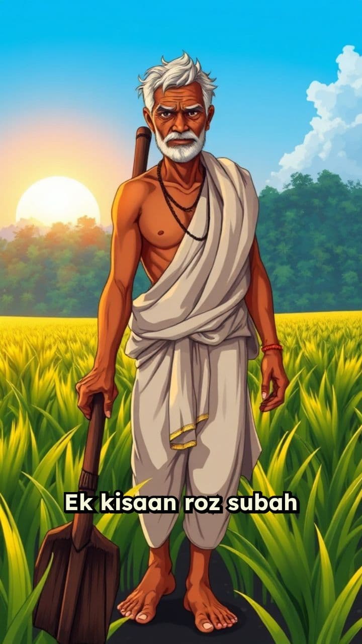 The Farmer and the Elephant Friendship