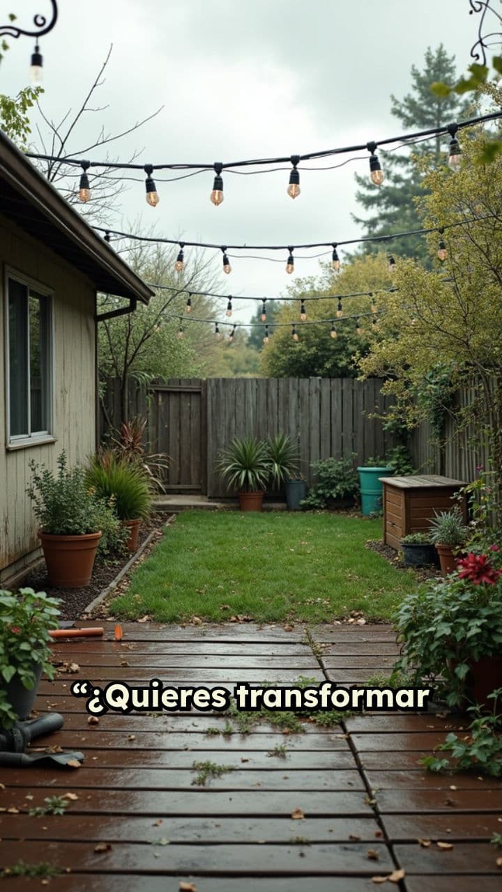 Transformación de patios y jardines
