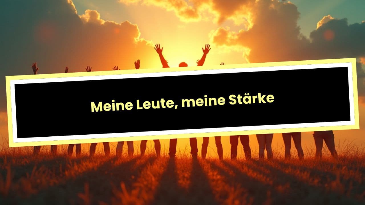 Meine Leute, meine Stärke