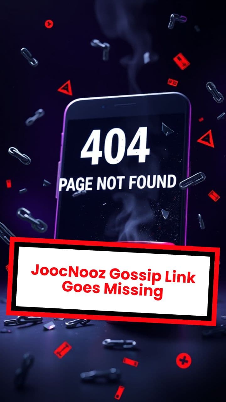 JoocNooz Gossip Link Goes Missing