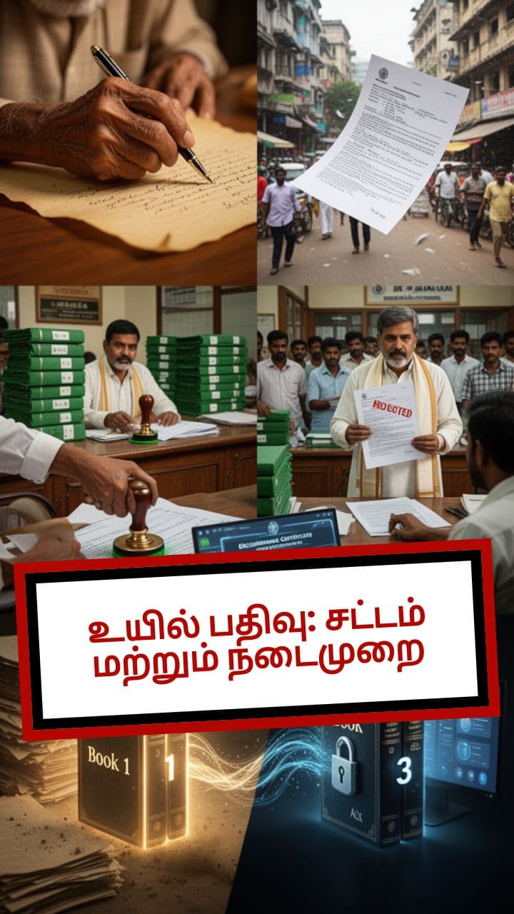 உயில் பதிவு: சட்டம் மற்றும் நடைமுறை