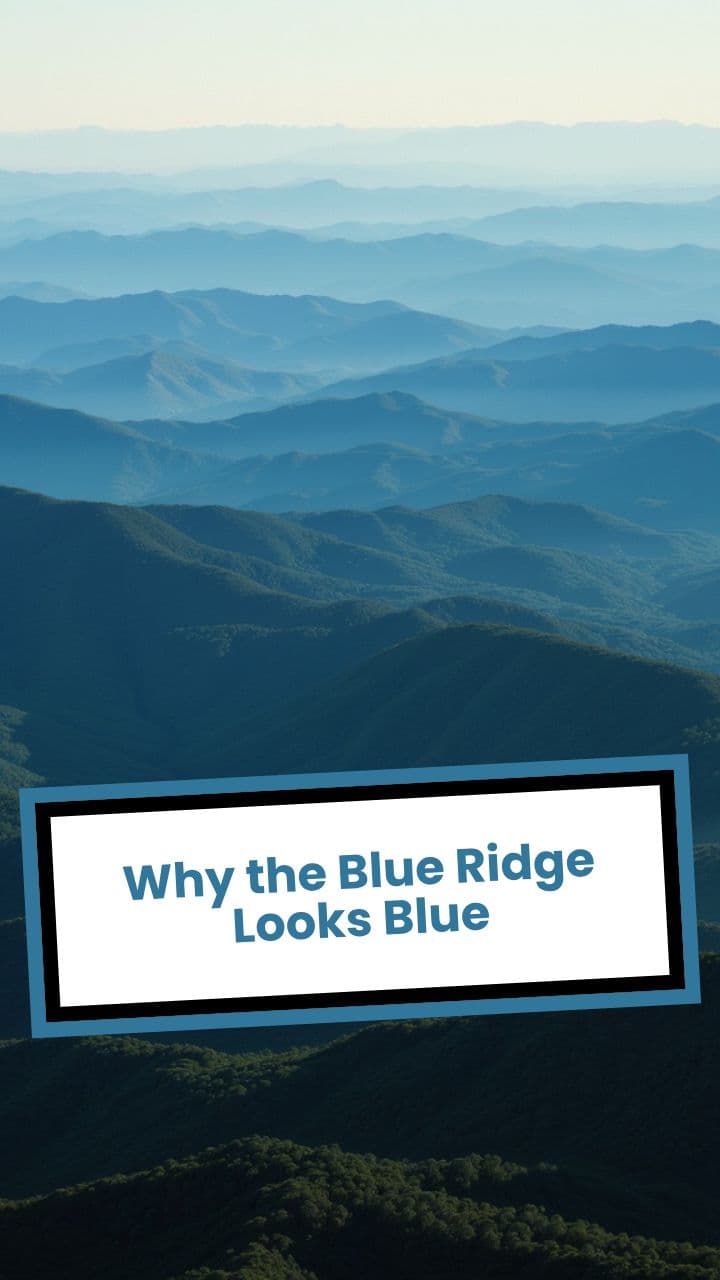 Why the Blue Ridge Looks Blue (with music)