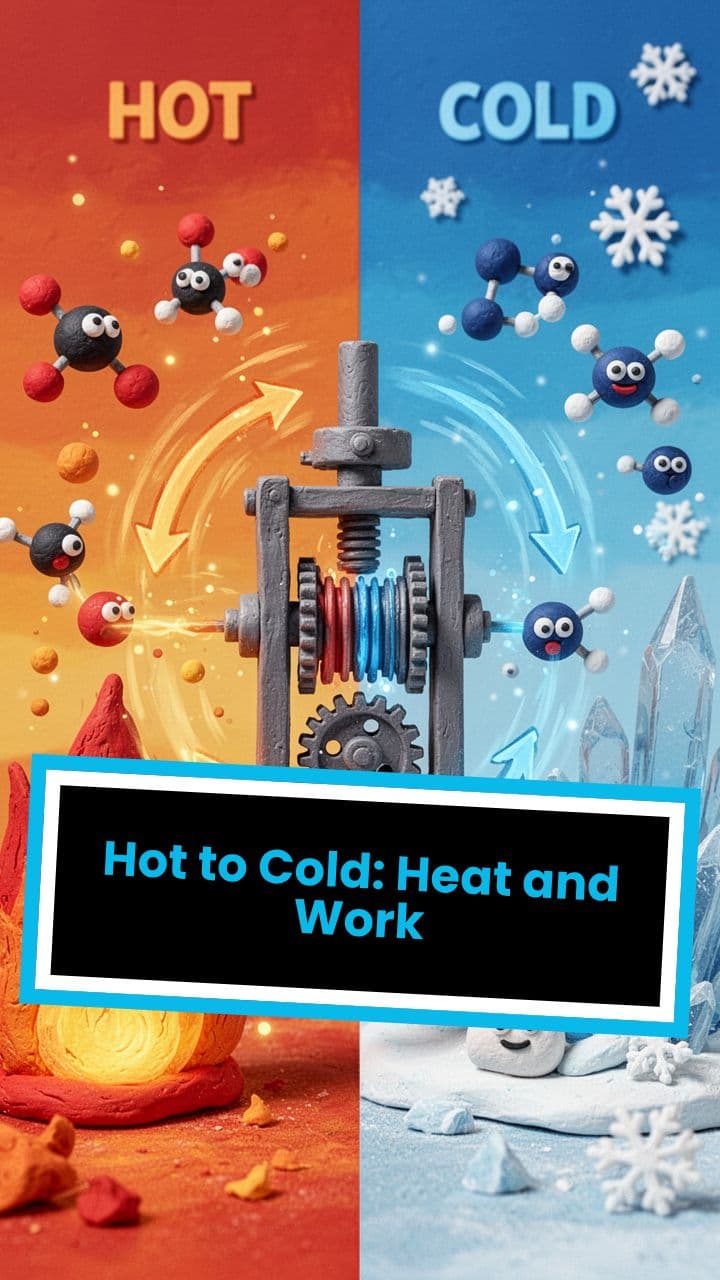 Hot to Cold: Heat and Work