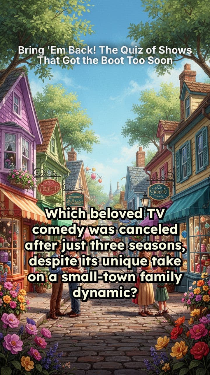 Bring 'Em Back! The Quiz of Shows That Got the Boot Too Soon