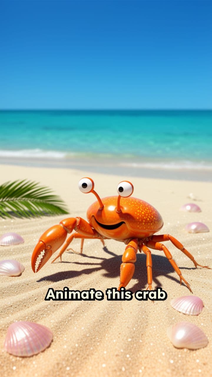 Funny Sideways Walking Crab Loop