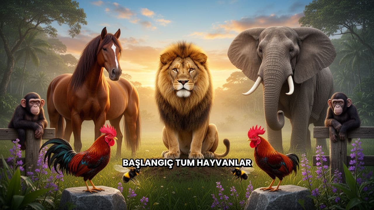 Hayvanlar: Horoz, Arı, At ve Daha Fazlası