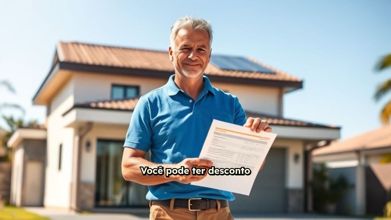 Desconto na conta de luz sem painéis