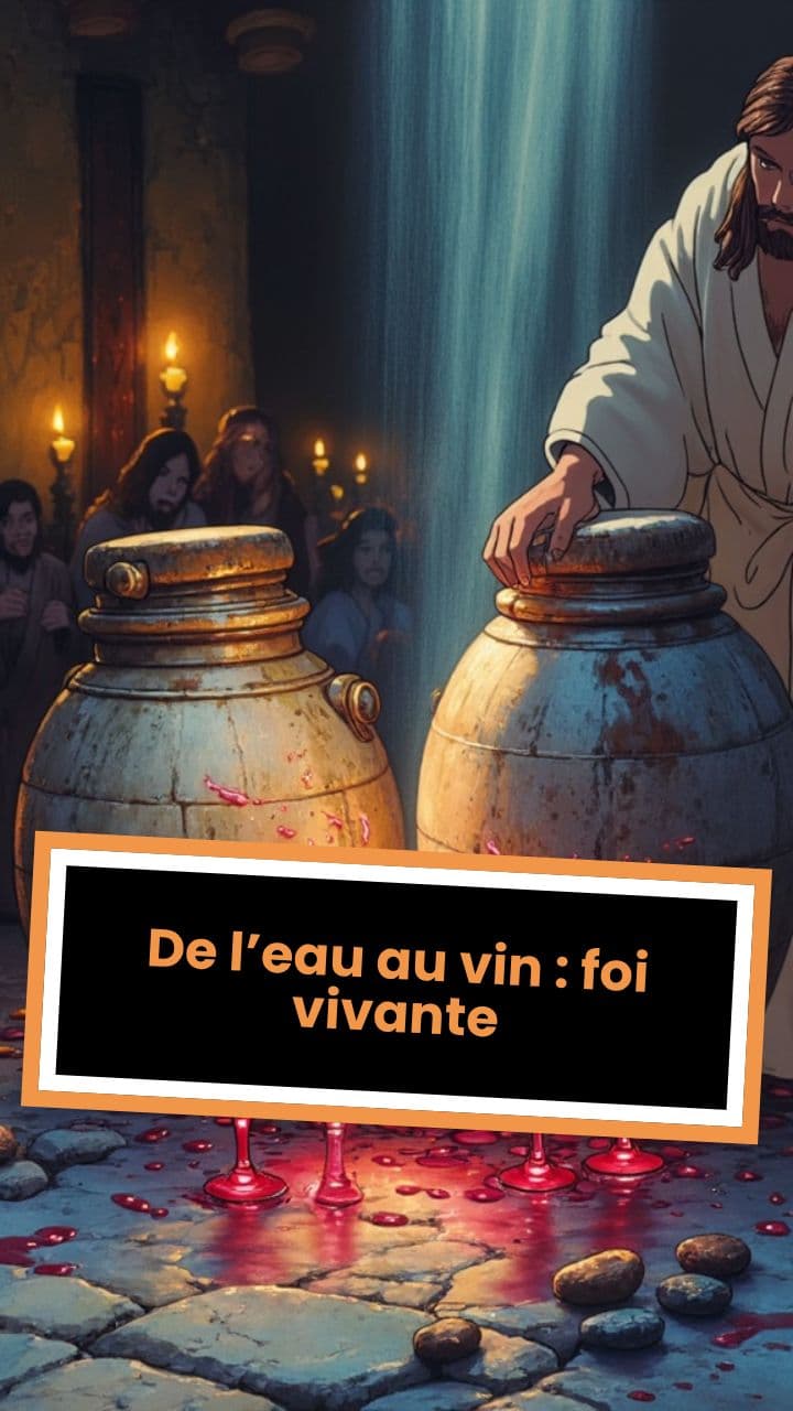De l’eau au vin : foi vivante