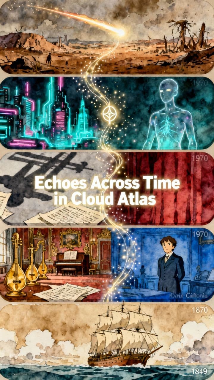 Echoes Across Time in Cloud Atlas