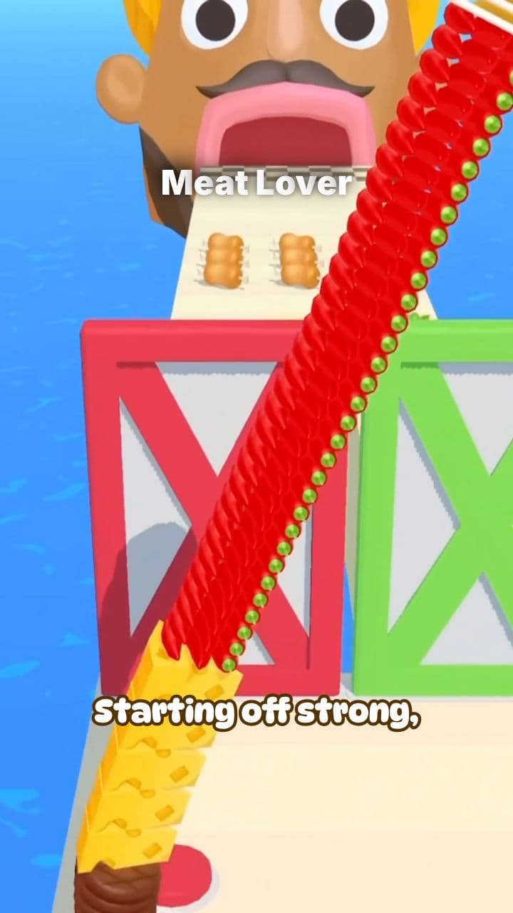 Gathering Meat Patties for the Base