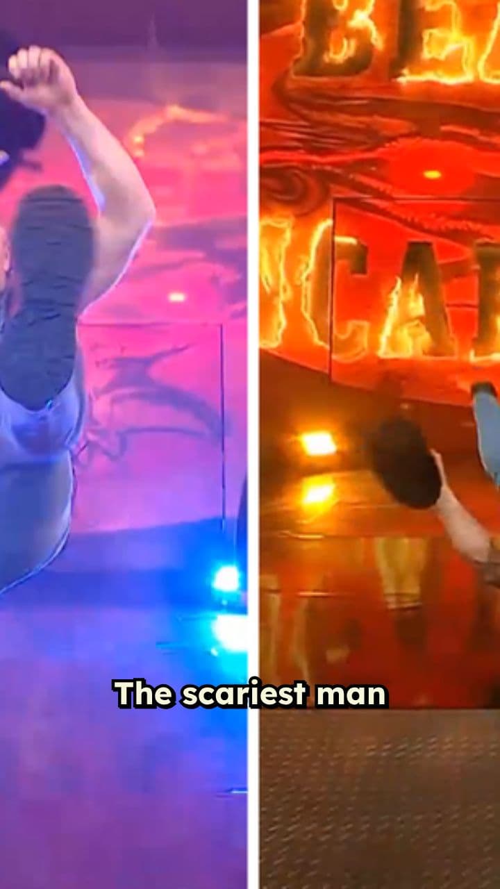 Brock Lesnar's Slippery Entrance Mishap